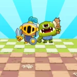 checkers multiplayer game android application logo